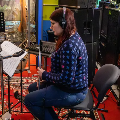 Recording session for Heartwood Vol 1 at Evolution Studios, Cardiff. Photo by Keith Bolton @old_aged_punk