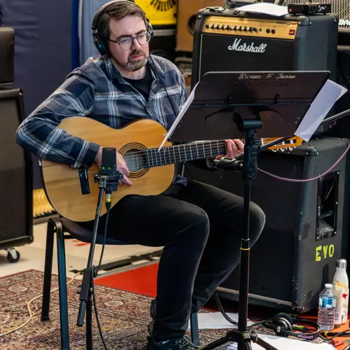 Recording session for Heartwood Vol 1 at Evolution Studios, Cardiff. Photo by Keith Bolton @old_aged_punk