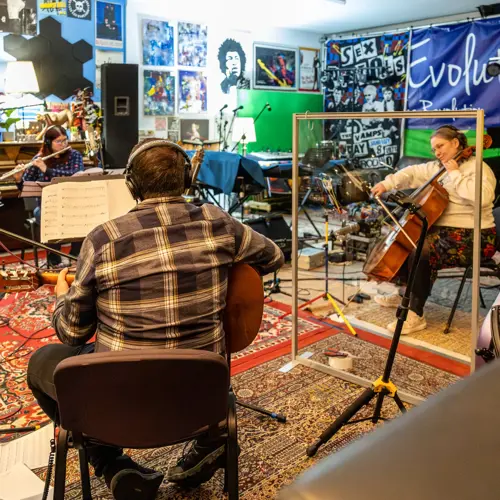 Recording session for Heartwood Vol 1 at Evolution Studios, Cardiff. Photo by Keith Bolton @old_aged_punk