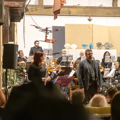 Richard F. Jackson performing with Roath Chamber Orchestra, 23rd March 2025 - Photo by Keith Bolton @old_aged_punk