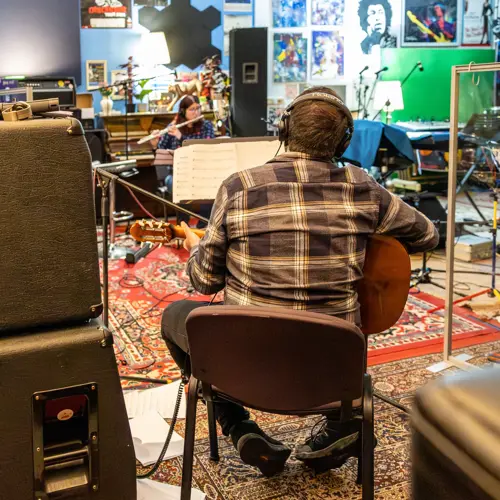 Recording session for Heartwood Vol 1 at Evolution Studios, Cardiff. Photo by Keith Bolton @old_aged_punk