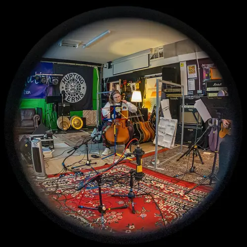 Recording session for Heartwood Vol 1 at Evolution Studios, Cardiff. Photo by Keith Bolton @old_aged_punk