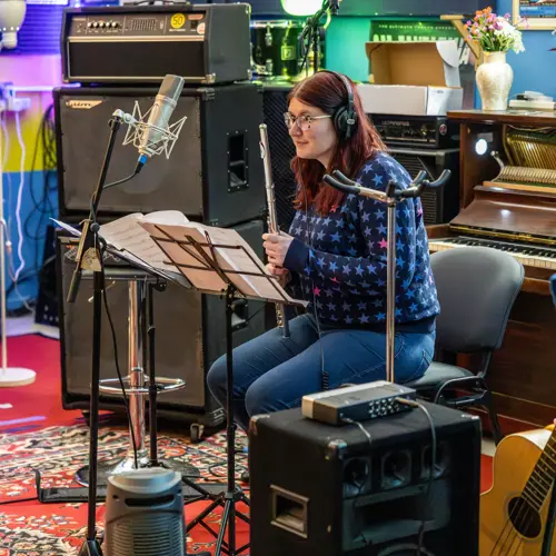 Recording session for Heartwood Vol 1 at Evolution Studios, Cardiff. Photo by Keith Bolton @old_aged_punk