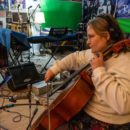 Recording session for Heartwood Vol 1 at Evolution Studios, Cardiff. Photo by Keith Bolton @old_aged_punk