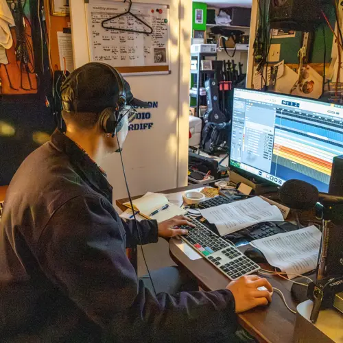 Recording session for Heartwood Vol 1 at Evolution Studios, Cardiff. Photo by Keith Bolton @old_aged_punk