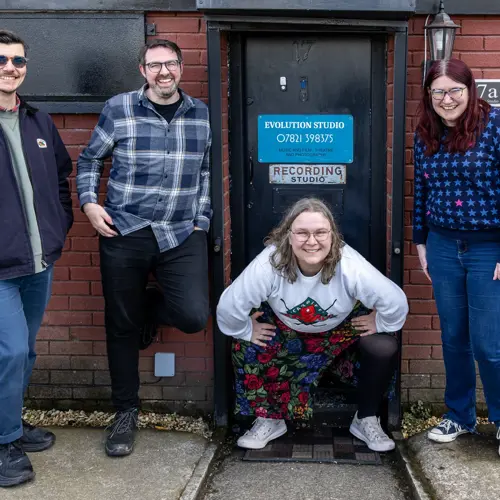 Recording session for Heartwood Vol 1 at Evolution Studios, Cardiff. Photo by Keith Bolton @old_aged_punk