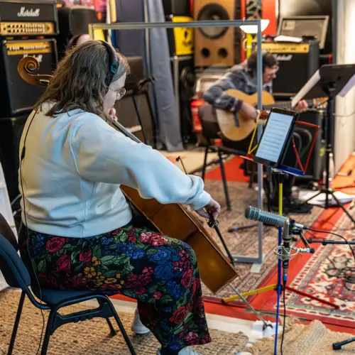 Recording session for Heartwood Vol 1 at Evolution Studios, Cardiff. Photo by Keith Bolton @old_aged_punk