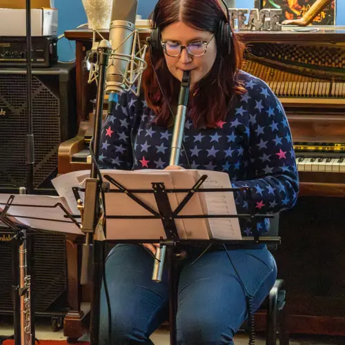 Recording session for Heartwood Vol 1 at Evolution Studios, Cardiff. Photo by Keith Bolton @old_aged_punk