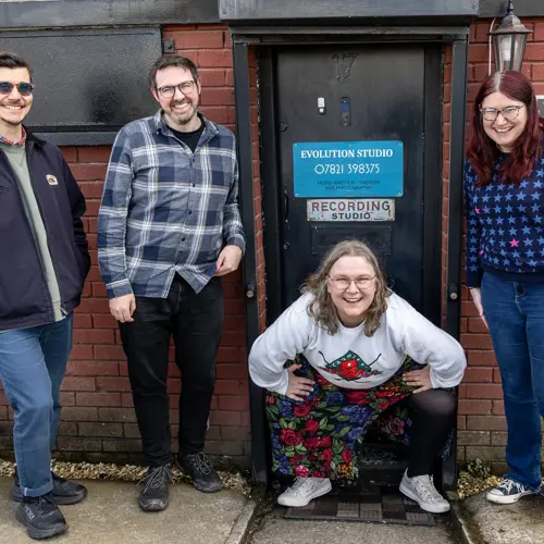 Recording session for Heartwood Vol 1 at Evolution Studios, Cardiff. Photo by Keith Bolton @old_aged_punk